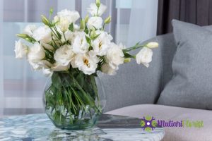 Rangkaian Bunga Meja Mawar Krisan Aster Sentuhan Elegan untuk Ruangan Anda