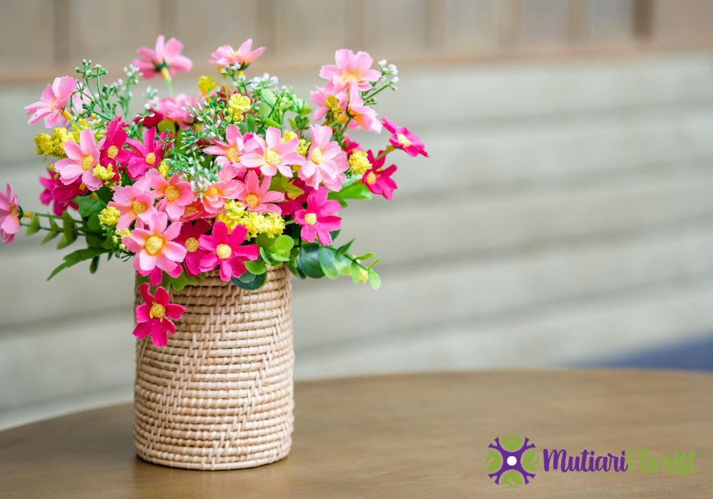 Buket Bunga Pink Simbol Kelembutan dan Kasih Sayang
